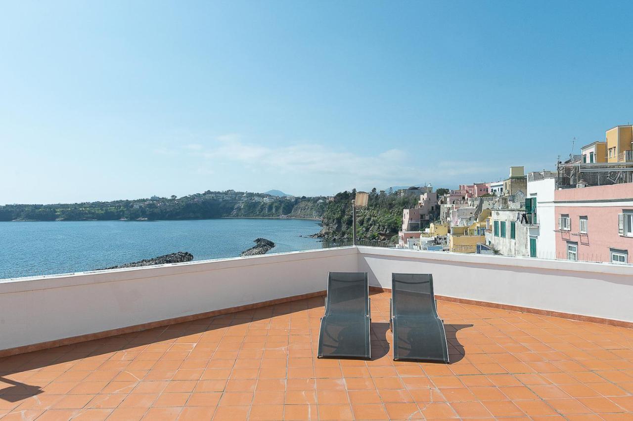 La Procidana House - Corricella Exlusive Terrace Villa Dış mekan fotoğraf