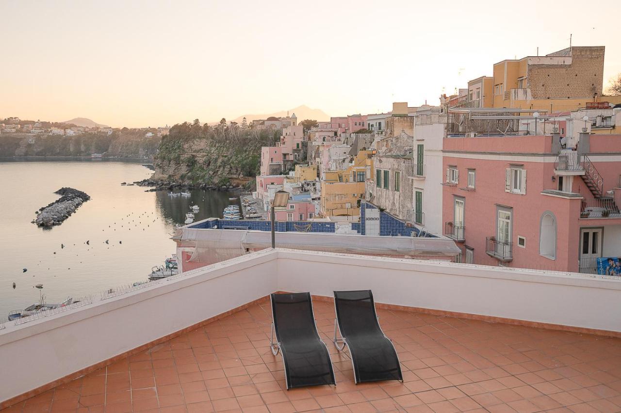 La Procidana House - Corricella Exlusive Terrace Villa Dış mekan fotoğraf