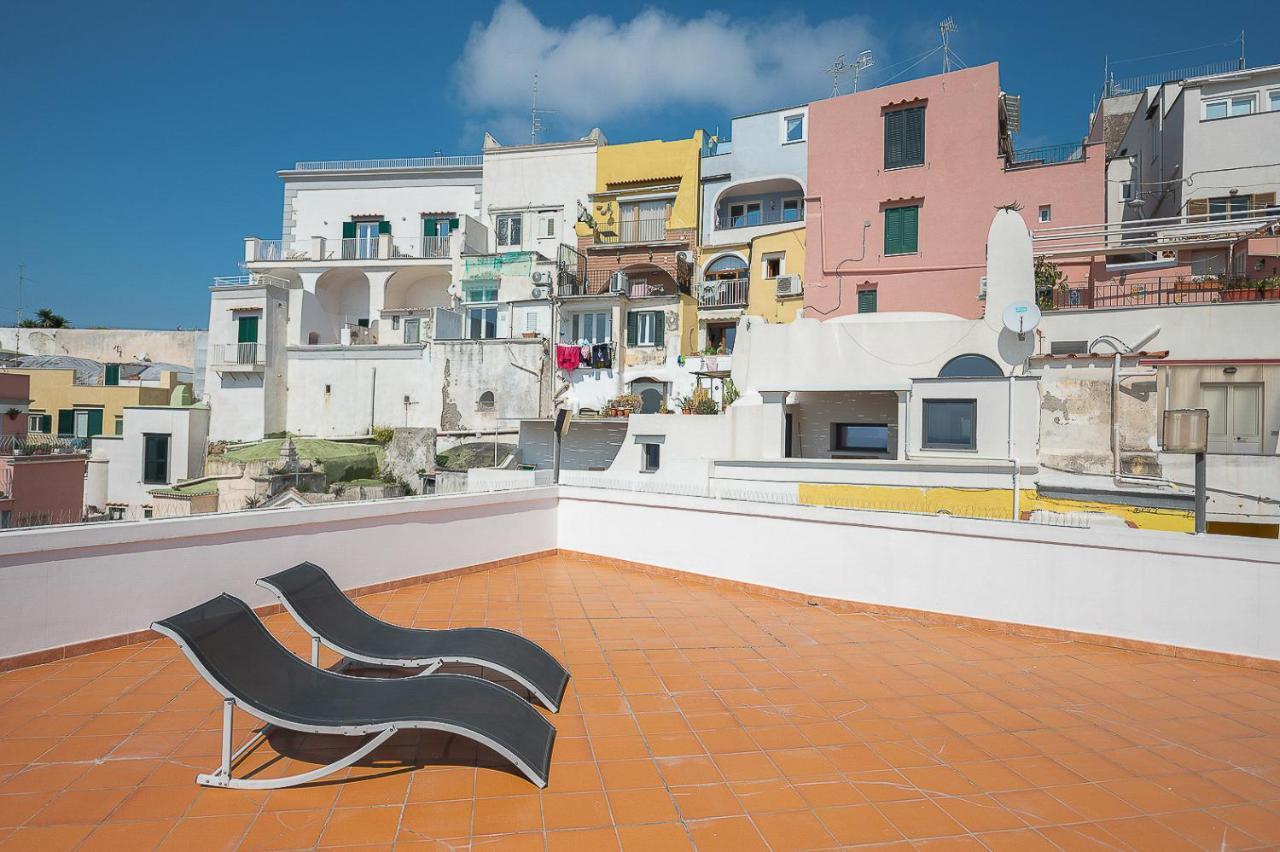 La Procidana House - Corricella Exlusive Terrace Villa Dış mekan fotoğraf