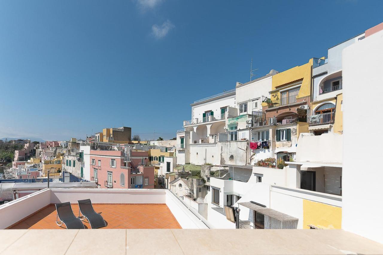 La Procidana House - Corricella Exlusive Terrace Villa Dış mekan fotoğraf
